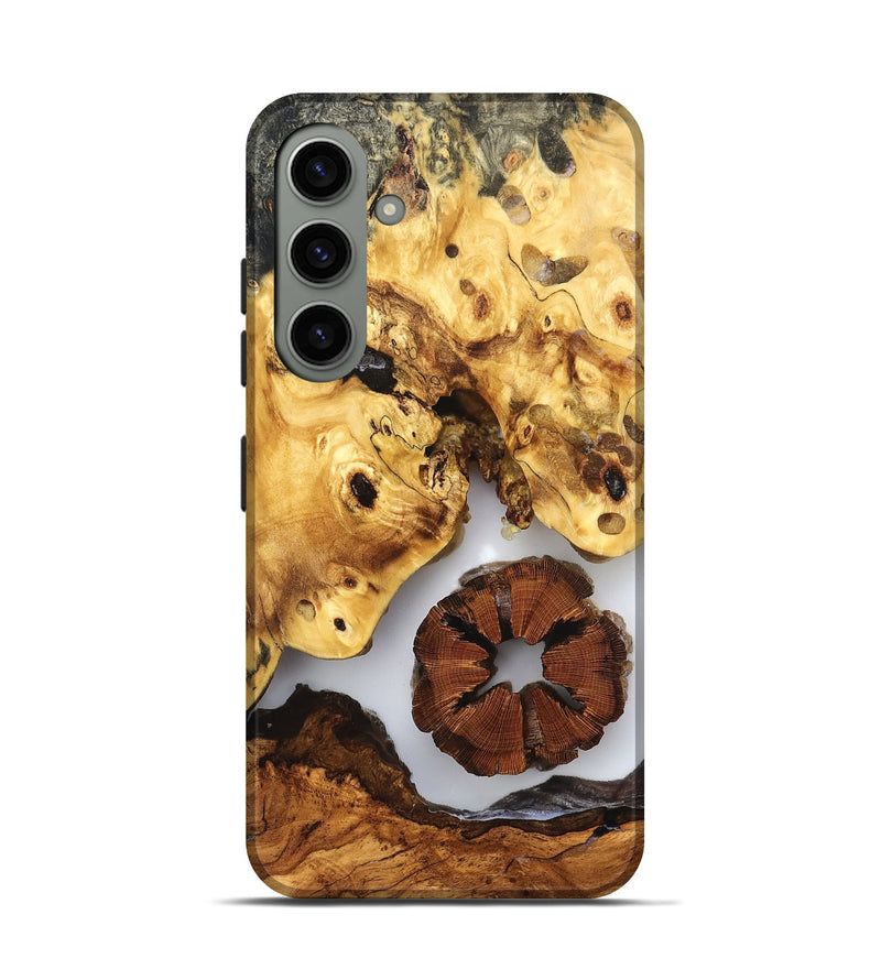 Galaxy S24 Wood Live Edge Phone Case - Harlee (Clear, 823326)
