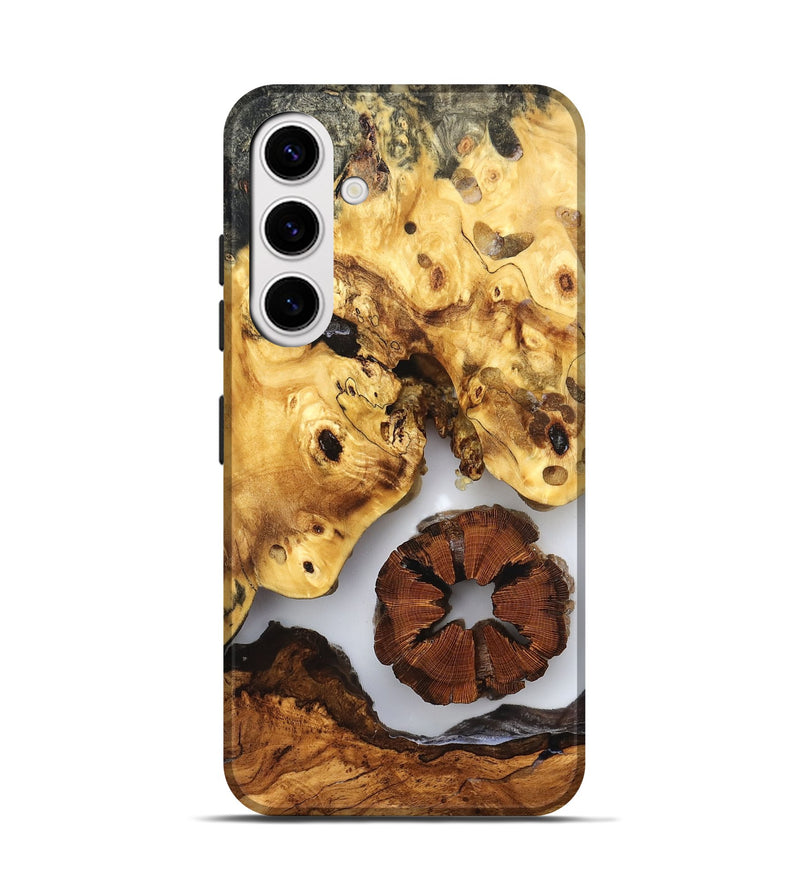 Galaxy S25 Wood Live Edge Phone Case - Harlee (Clear, 823326)