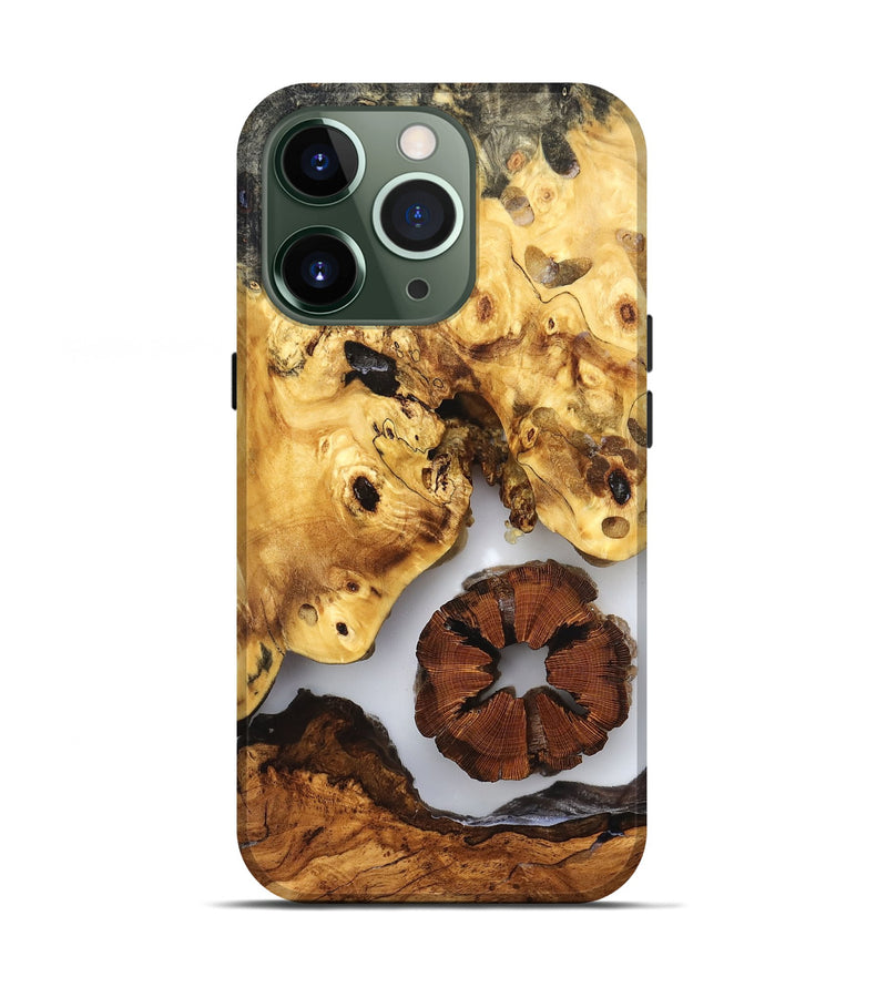 iPhone 13 Pro Wood Live Edge Phone Case - Harlee (Clear, 823326)