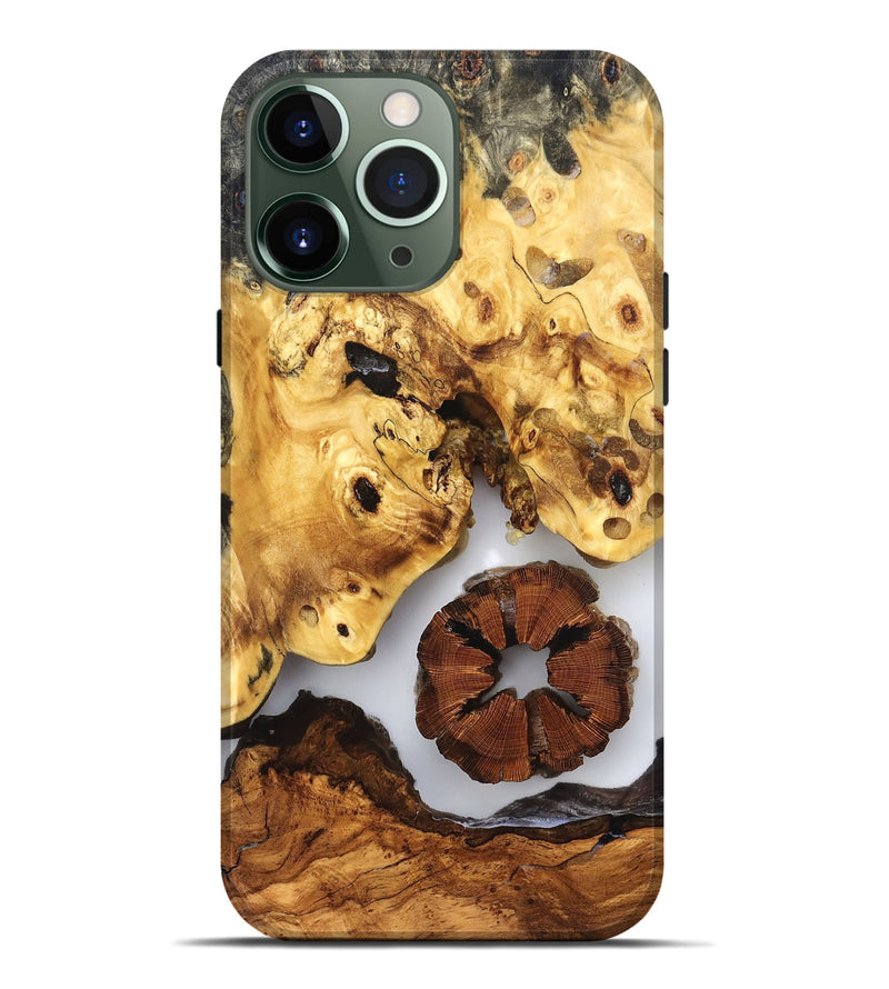 iPhone 13 Pro Max Wood Live Edge Phone Case - Harlee (Clear, 823326)
