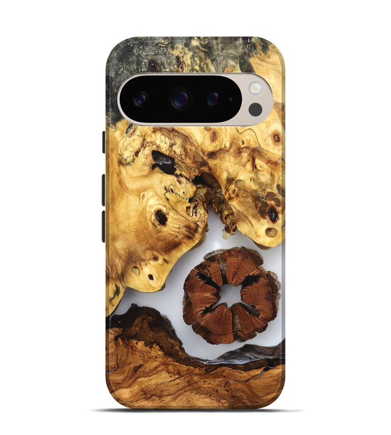 Pixel 9 Pro Wood Live Edge Phone Case - Harlee (Clear, 823326)