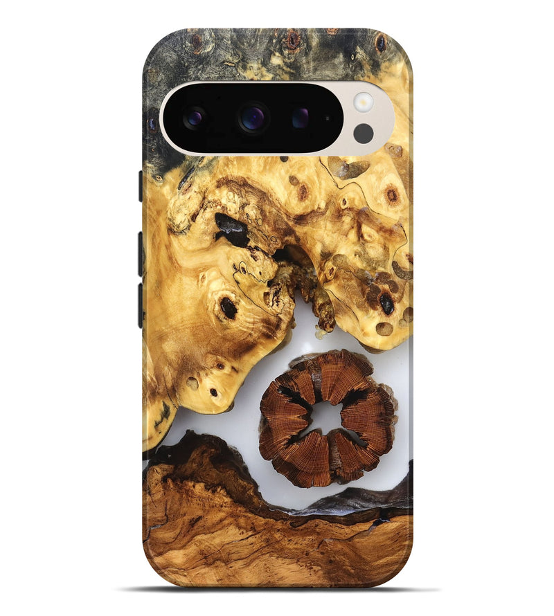 Pixel 9 Pro XL Wood Live Edge Phone Case - Harlee (Clear, 823326)
