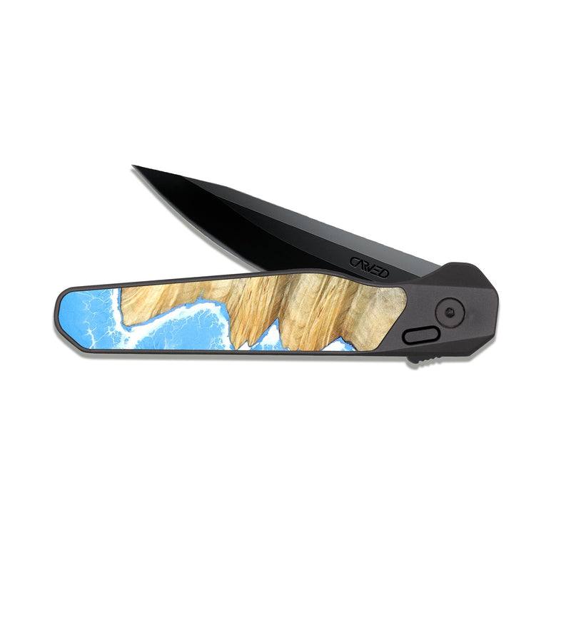 EDC Dark Slate Wood Pocket Knife - Kadence (Coastal, 823329)