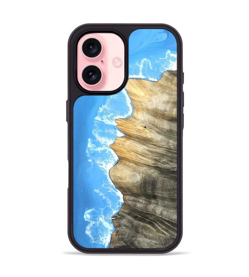 iPhone 16 Wood Phone Case - Kadence (Coastal, 823329)