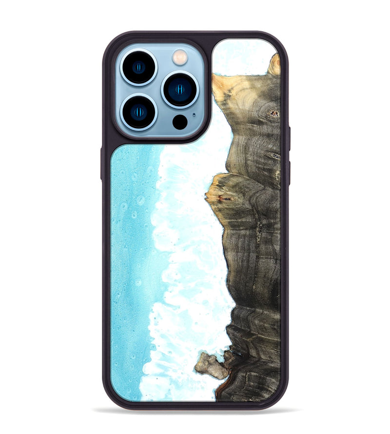 iPhone 14 Pro Max Wood Phone Case - Tina (Coastal, 823330)