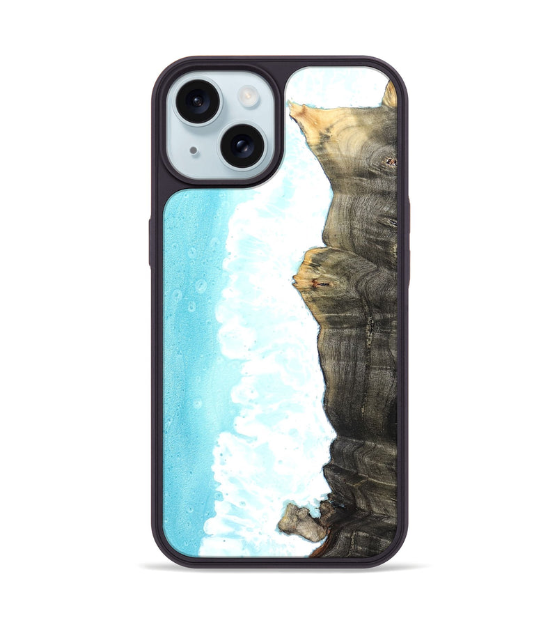 iPhone 15 Wood Phone Case - Tina (Coastal, 823330)
