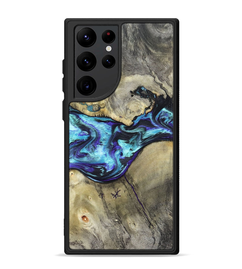 Galaxy S22 Ultra Wood Phone Case - Laylani (Purple, 823336)