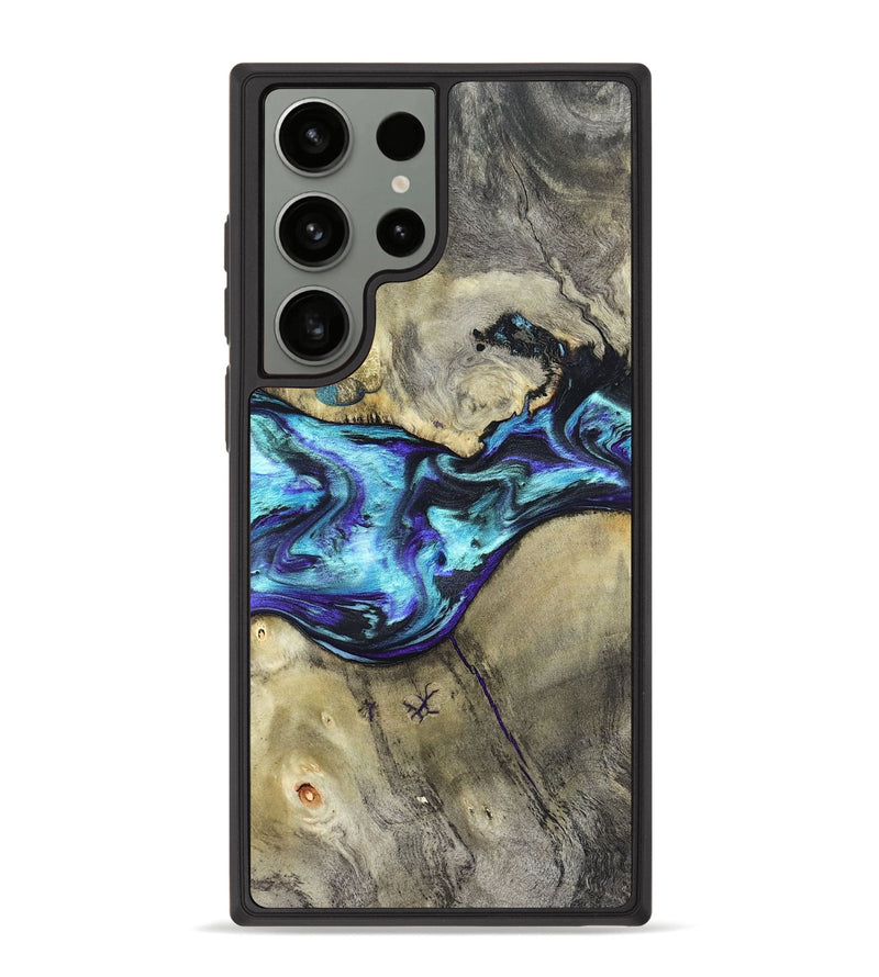 Galaxy S23 Ultra Wood Phone Case - Laylani (Purple, 823336)