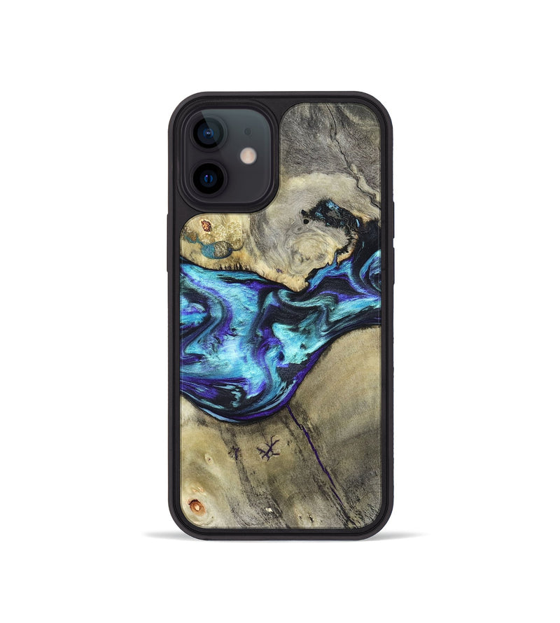 iPhone 12 mini Wood Phone Case - Laylani (Purple, 823336)