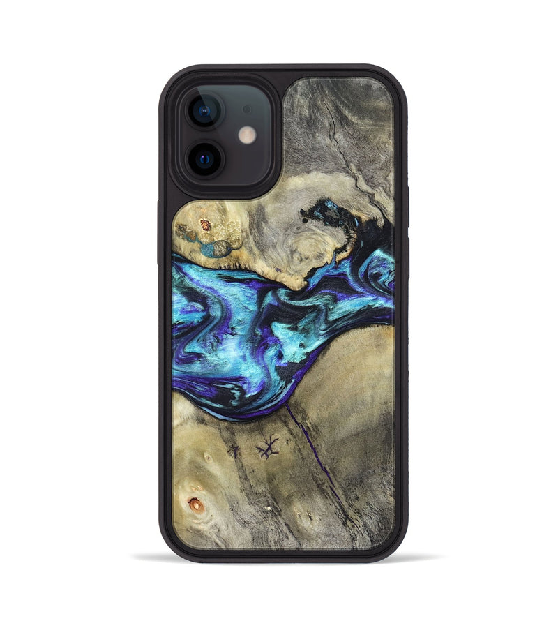 iPhone 12 Wood Phone Case - Laylani (Purple, 823336)
