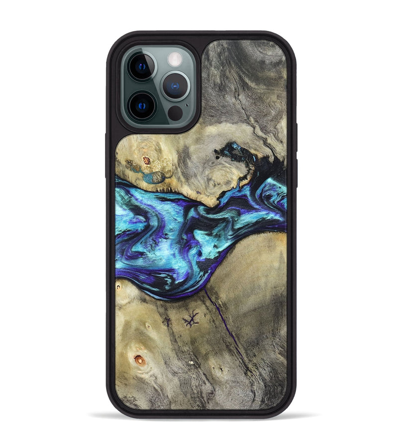iPhone 12 Pro Max Wood Phone Case - Laylani (Purple, 823336)