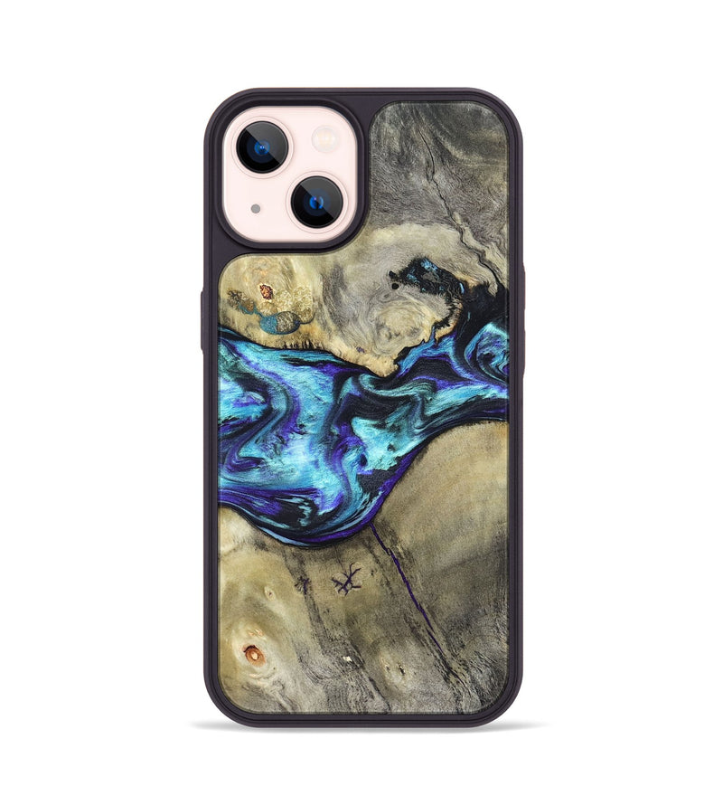 iPhone 14 Wood Phone Case - Laylani (Purple, 823336)