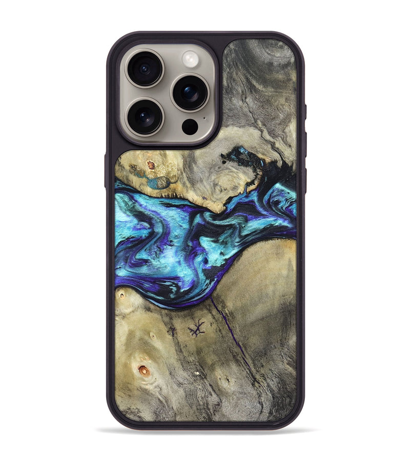 iPhone 15 Pro Max Wood Phone Case - Laylani (Purple, 823336)