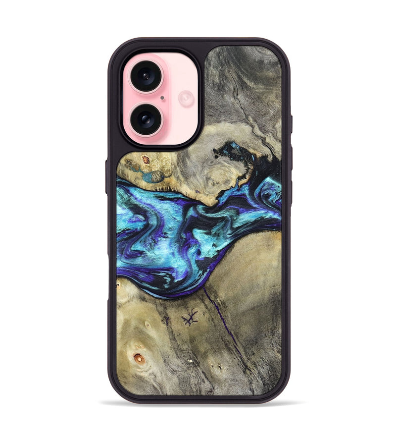 iPhone 16 Wood Phone Case - Laylani (Purple, 823336)