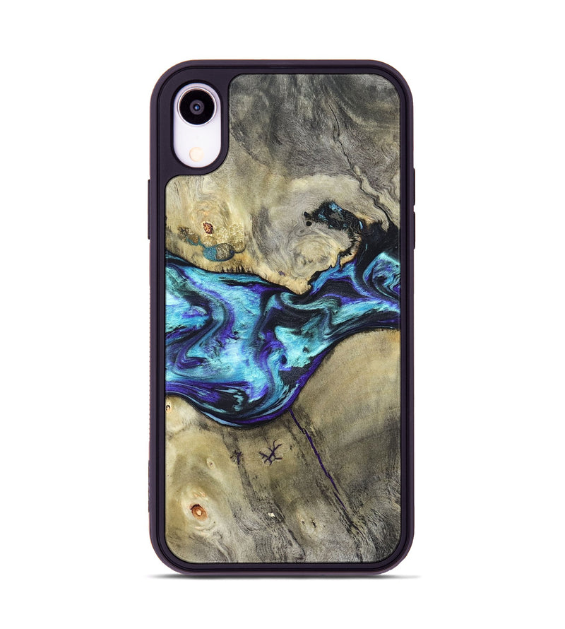 iPhone Xr Wood Phone Case - Laylani (Purple, 823336)