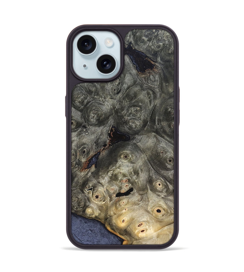 iPhone 15 Wood Phone Case - Kyler (Wood Burl, 823339)