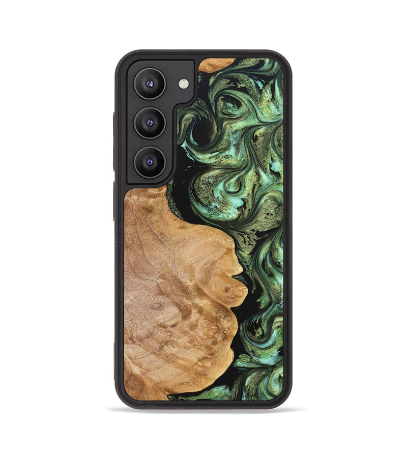 Galaxy S23 Wood Phone Case - Cathy (Green, 823341)