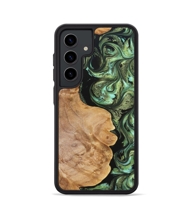 Galaxy S24 Wood Phone Case - Cathy (Green, 823341)