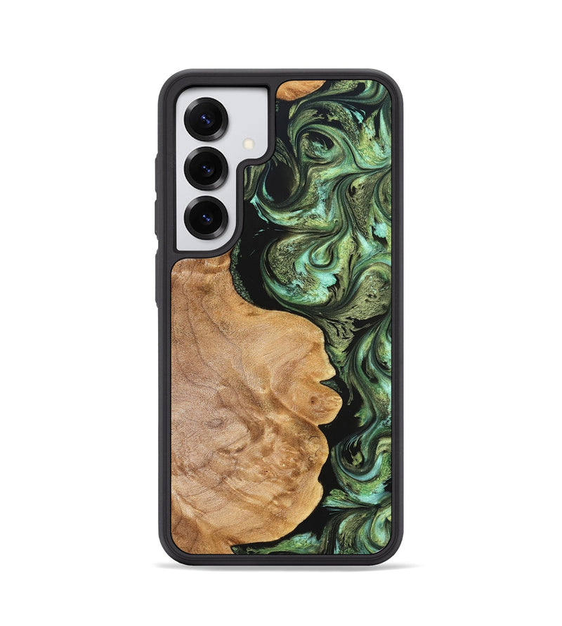 Galaxy S25 Wood Phone Case - Cathy (Green, 823341)