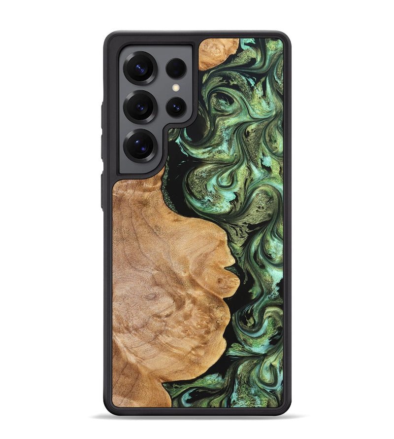 Galaxy S25 Ultra Wood Phone Case - Cathy (Green, 823341)