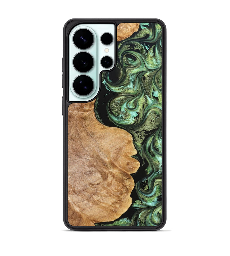 Galaxy S26 Ultra Wood Phone Case - Cathy (Green, 823341)