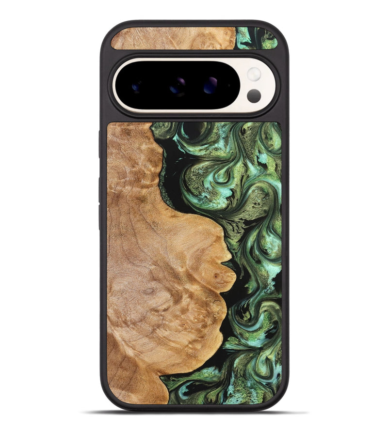 Pixel 9 Pro XL Wood Phone Case - Cathy (Green, 823341)