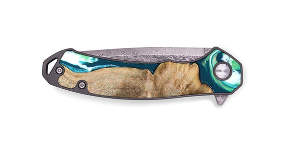 EDC Wood Pocket Knife - Avayah (Green, 823345)