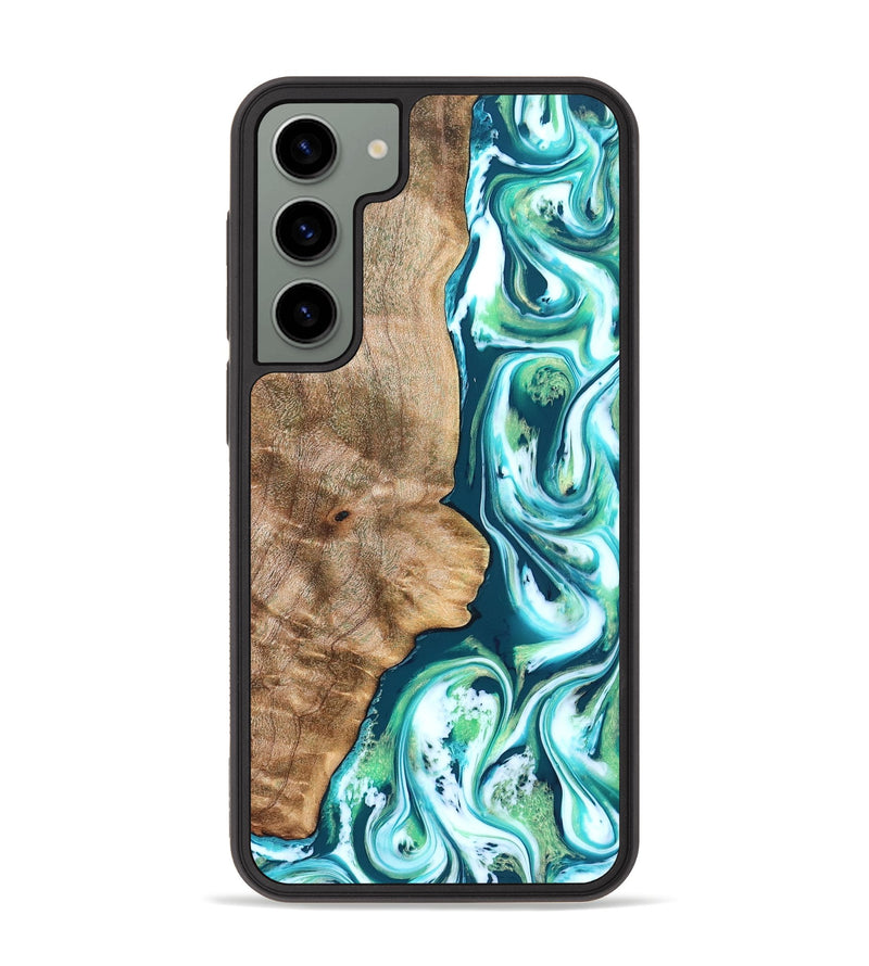 Galaxy S23 Plus Wood Phone Case - Avayah (Green, 823345)
