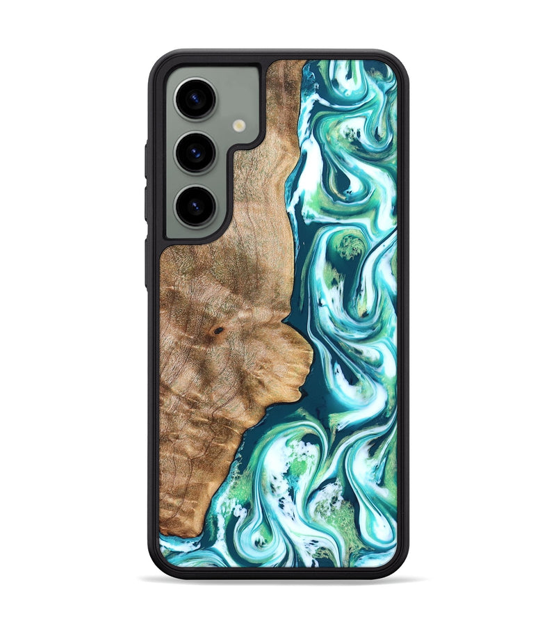 Galaxy S24 Plus Wood Phone Case - Avayah (Green, 823345)