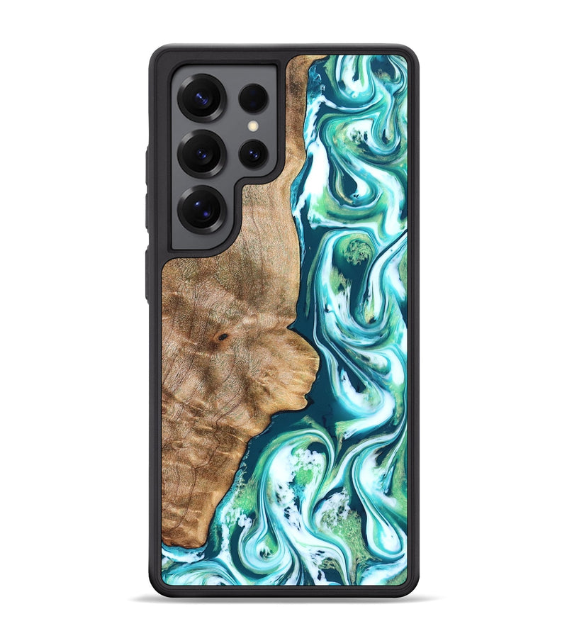 Galaxy S25 Ultra Wood Phone Case - Avayah (Green, 823345)