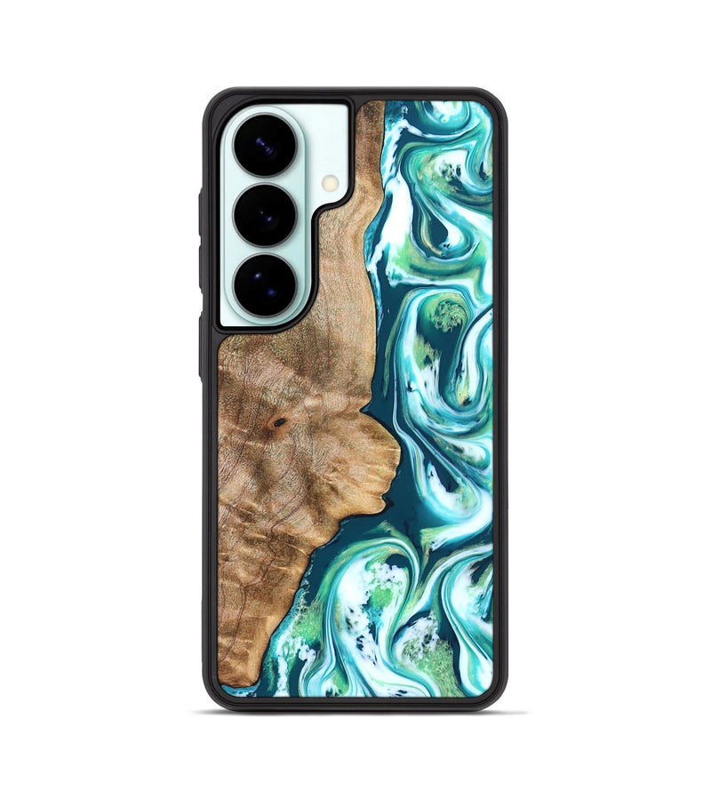 Galaxy S26 Wood Phone Case - Avayah (Green, 823345)