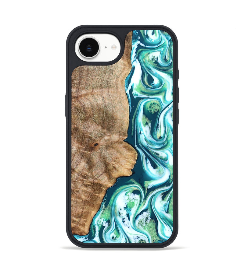iPhone 16e Wood Phone Case - Avayah (Green, 823345)