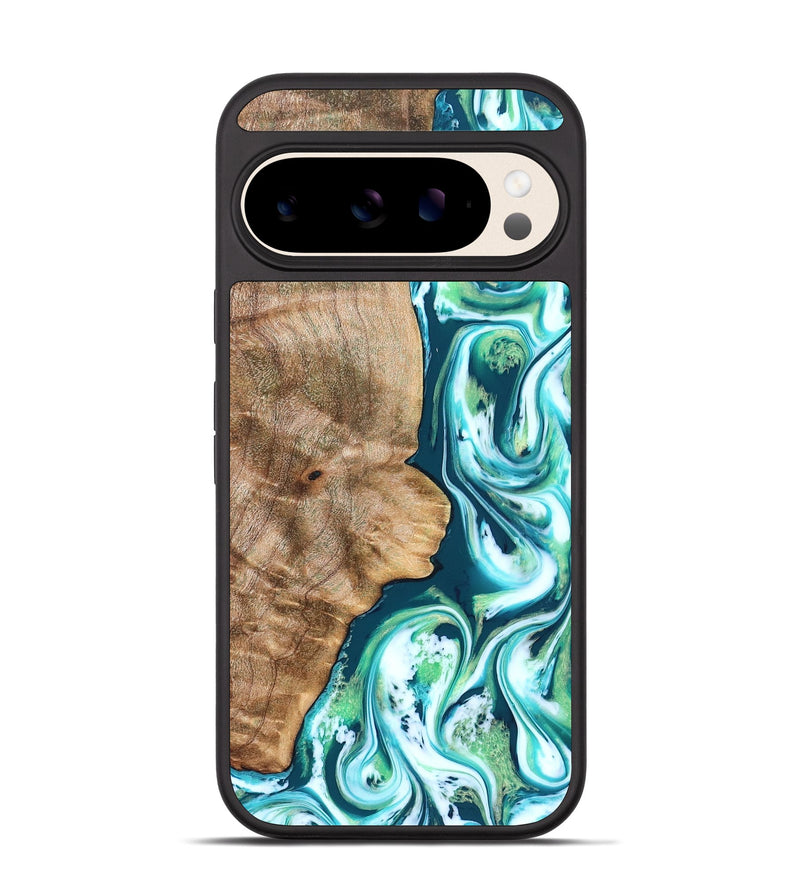 Pixel 10 Wood Phone Case - Avayah (Green, 823345)