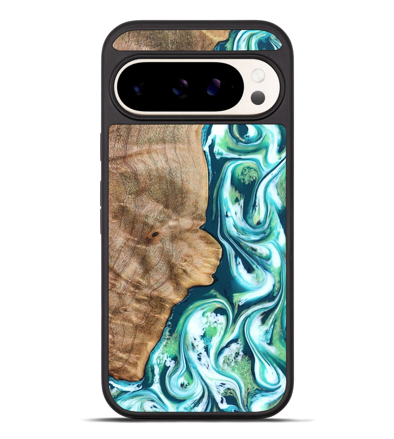Pixel 10 Pro XL Wood Phone Case - Avayah (Green, 823345)