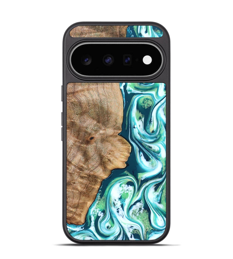 Pixel 11 Wood Phone Case - Avayah (Green, 823345)