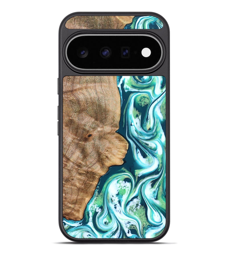 Pixel 11 Pro XL Wood Phone Case - Avayah (Green, 823345)