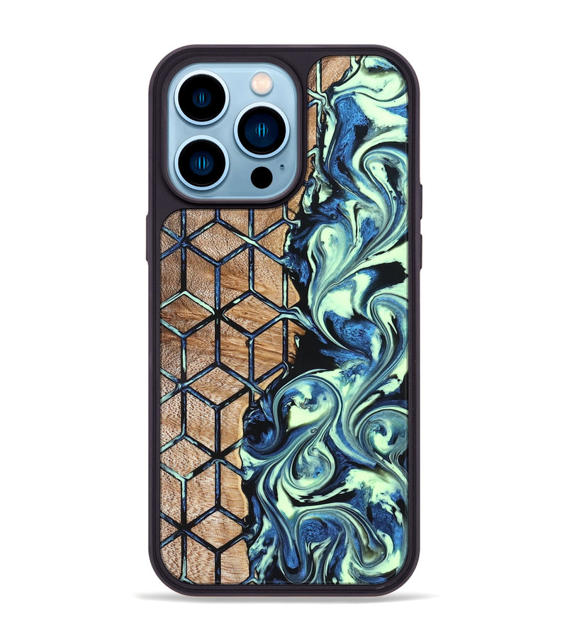 iPhone 14 Pro Max Wood Phone Case - Lacie (Pattern, 823347)