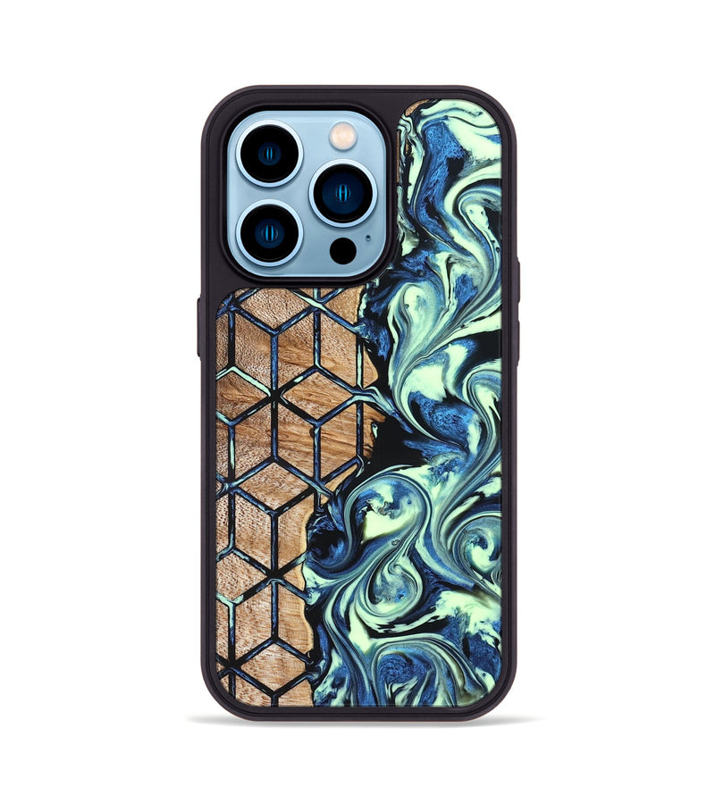 iPhone 14 Pro Wood Phone Case - Lacie (Pattern, 823347)