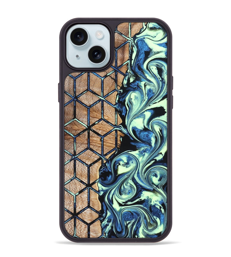 iPhone 15 Plus Wood Phone Case - Lacie (Pattern, 823347)