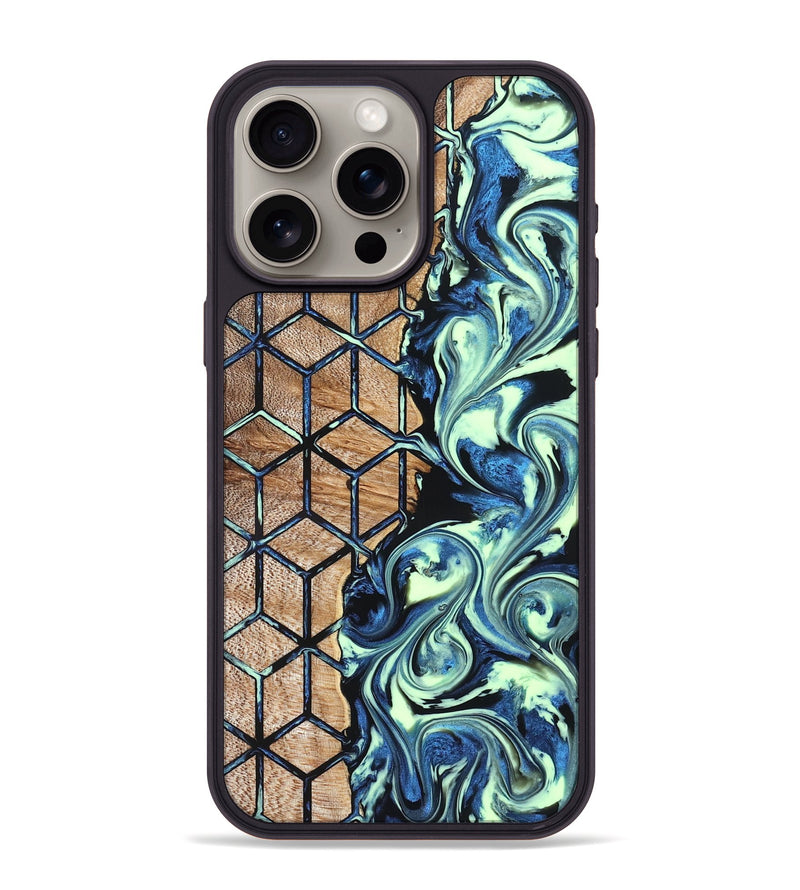 iPhone 15 Pro Max Wood Phone Case - Lacie (Pattern, 823347)