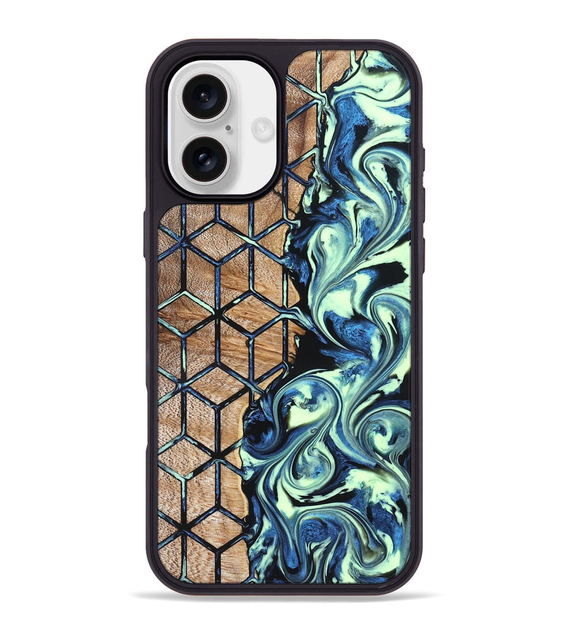 iPhone 16 Plus Wood Phone Case - Lacie (Pattern, 823347)