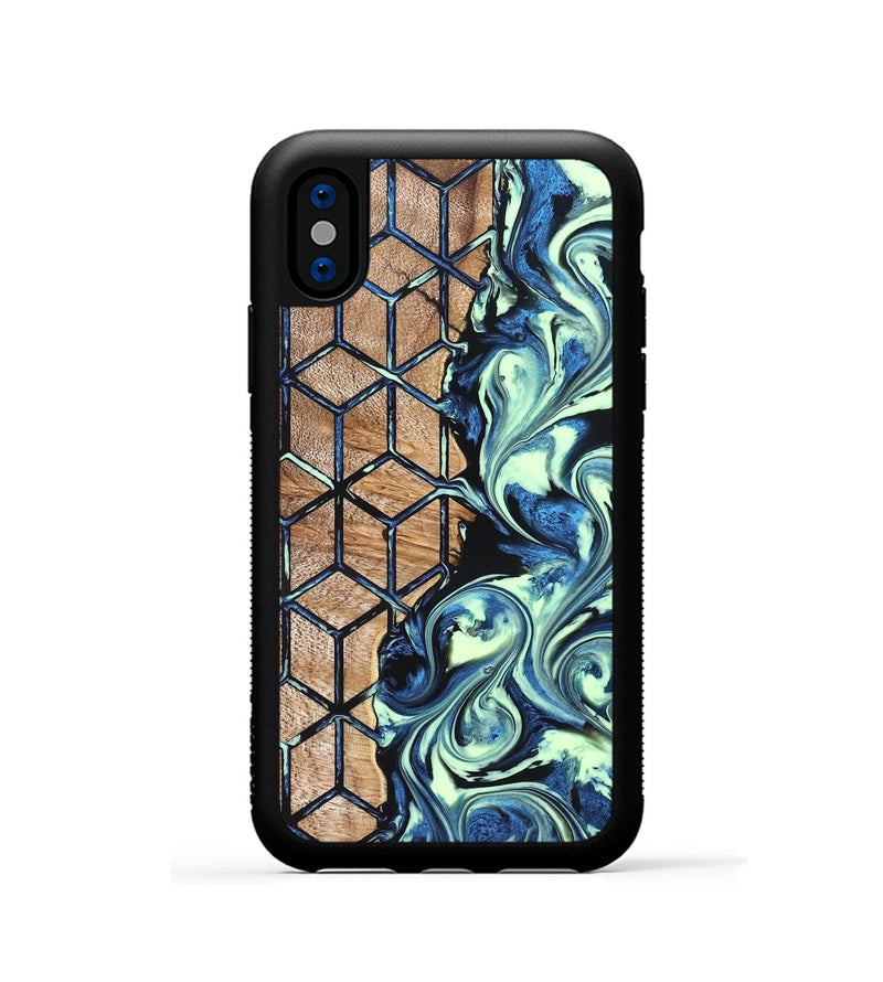 iPhone Xs Wood Phone Case - Lacie (Pattern, 823347)