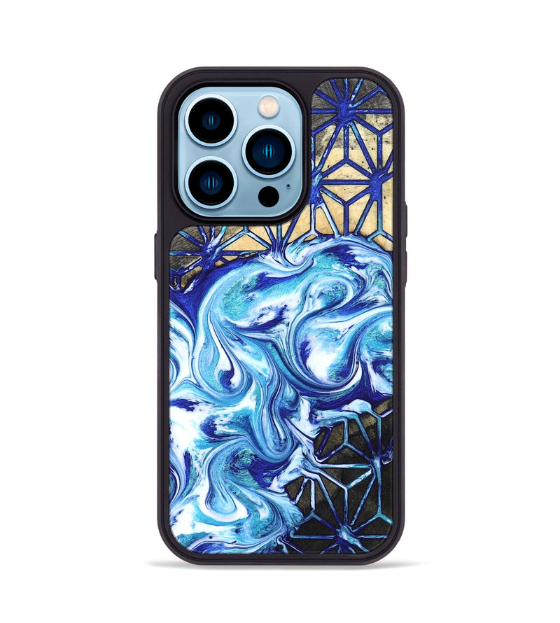 iPhone 14 Pro Wood Phone Case - Carolyn (Pattern, 823348)