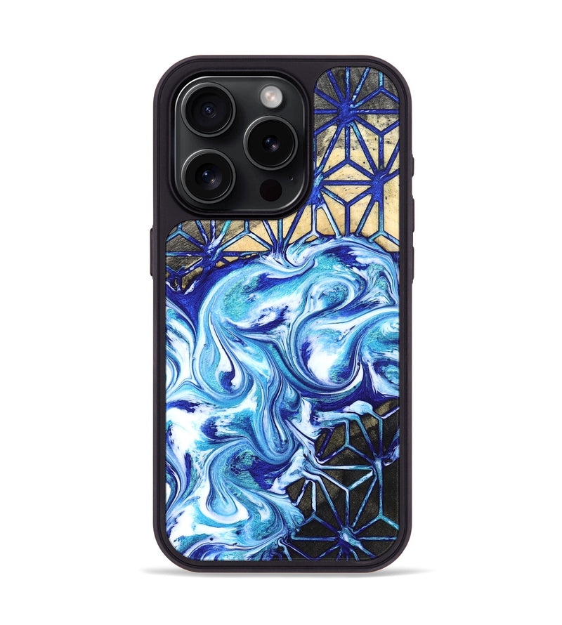 iPhone 15 Pro Wood Phone Case - Carolyn (Pattern, 823348)