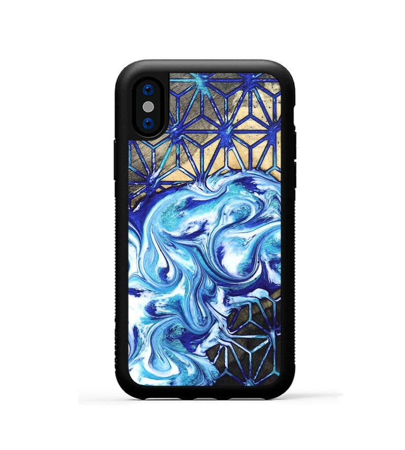 iPhone Xs Wood Phone Case - Carolyn (Pattern, 823348)