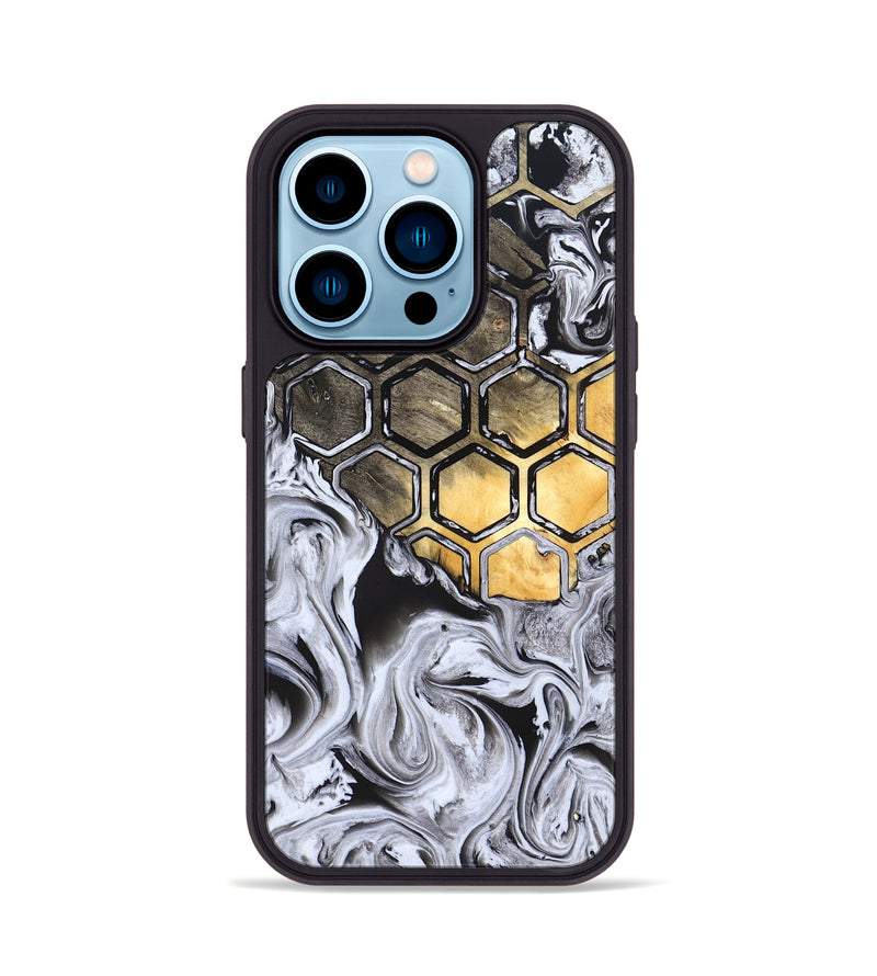 iPhone 14 Pro Wood Phone Case - Kallie (Pattern, 823350)
