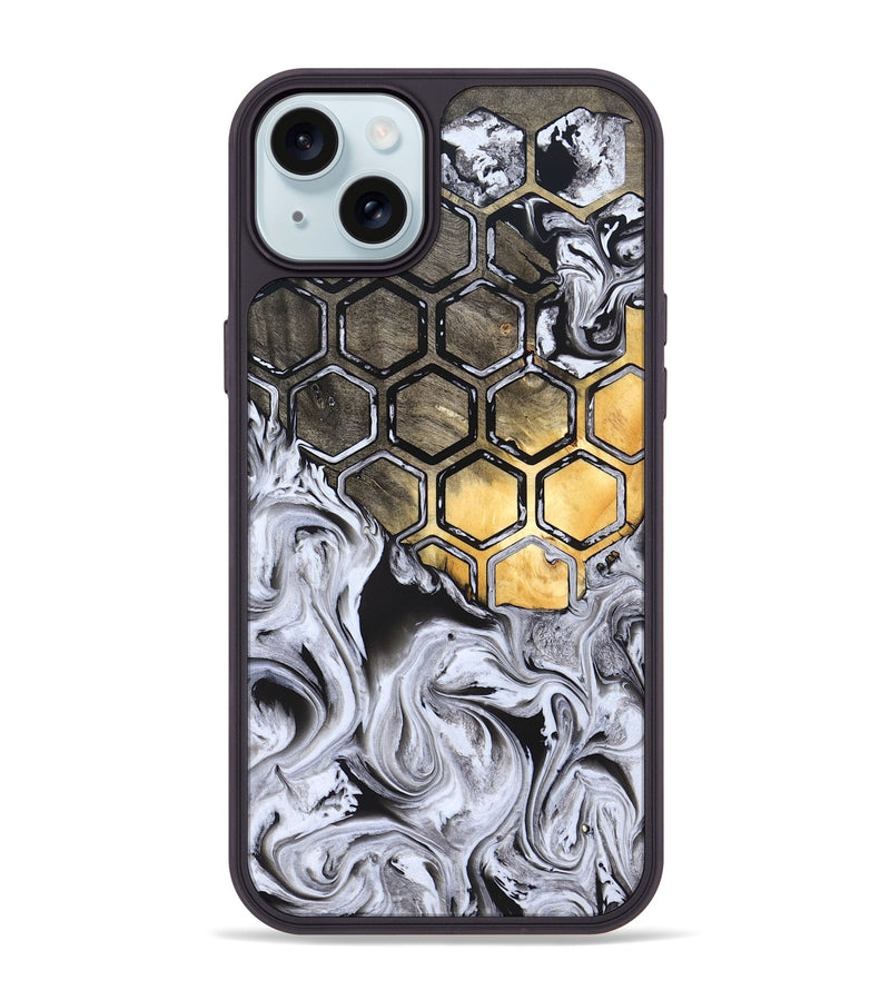 iPhone 15 Plus Wood Phone Case - Kallie (Pattern, 823350)