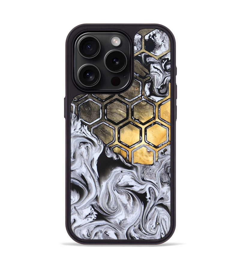 iPhone 15 Pro Wood Phone Case - Kallie (Pattern, 823350)