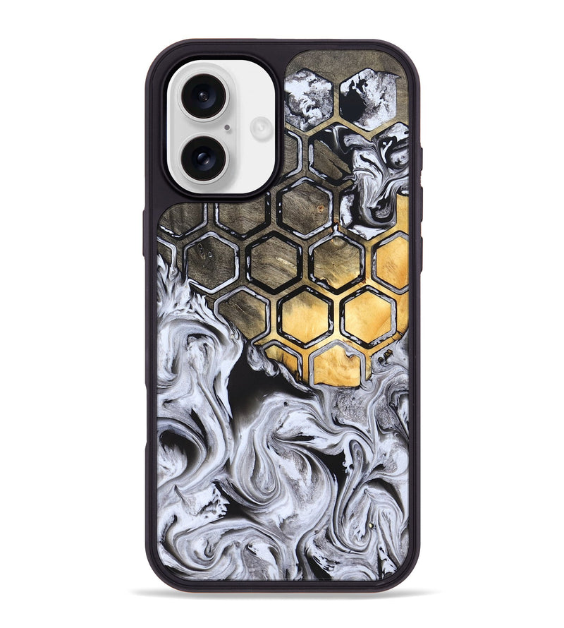 iPhone 16 Plus Wood Phone Case - Kallie (Pattern, 823350)
