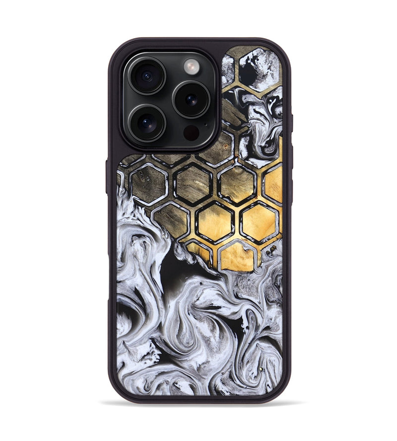 iPhone 16 Pro Wood Phone Case - Kallie (Pattern, 823350)